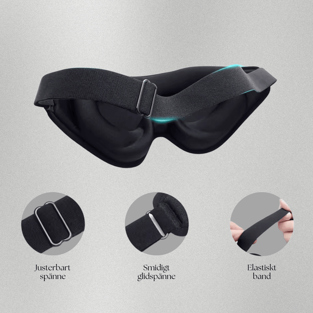 Svala | silkmask – lyxigt sovmask med lugnande effekt